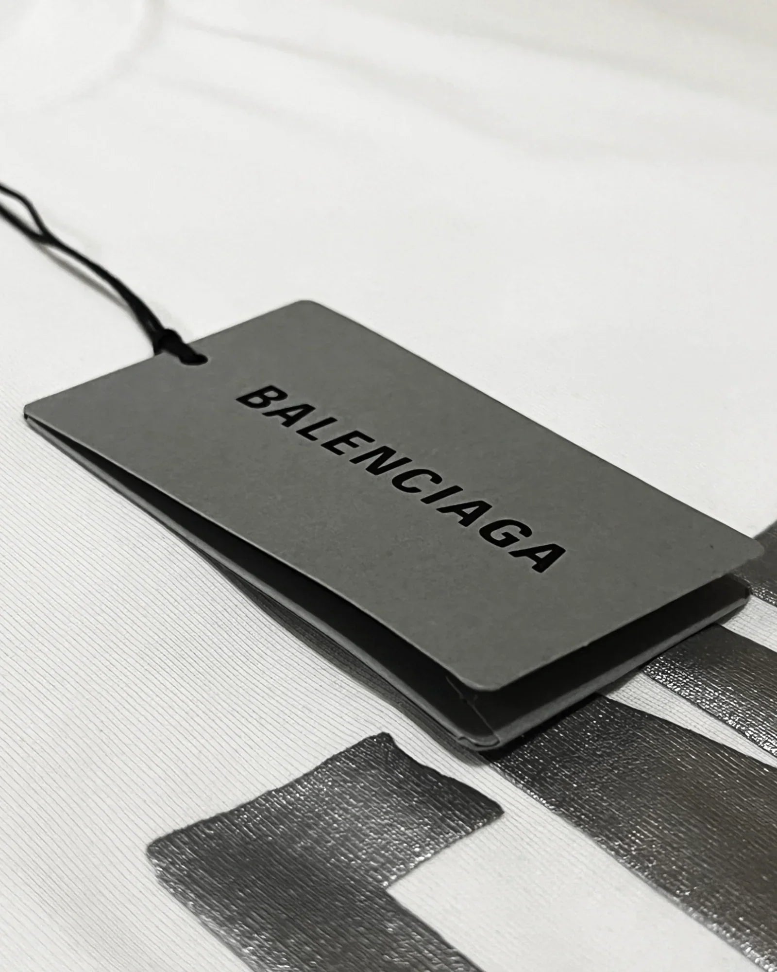 Balenciaga - Silver Tape T-Shirt - White
