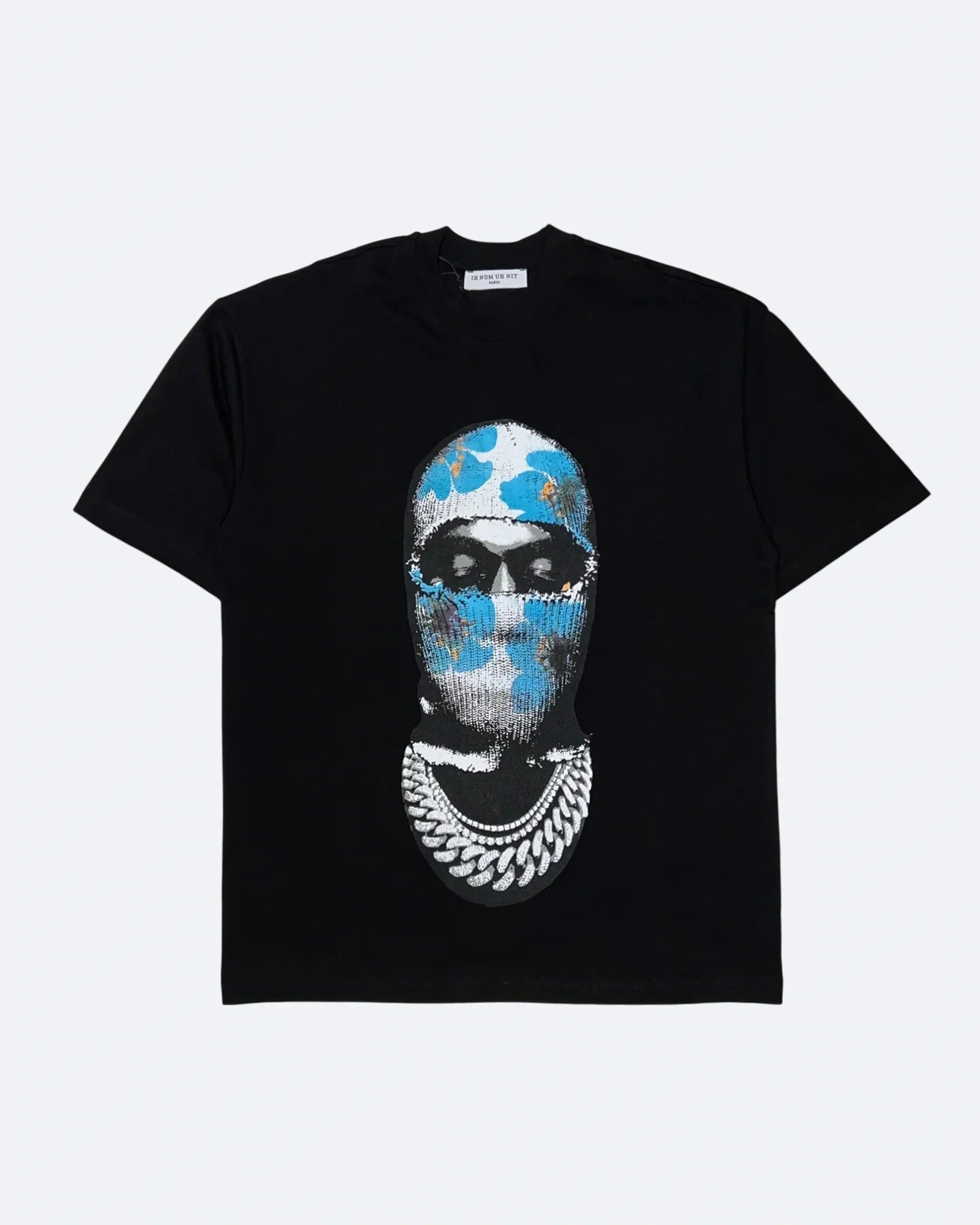 IH NOM UH NIT - Flower Mask T-shirt - Black