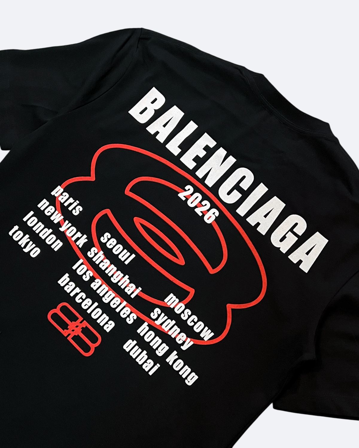 Balenciaga - 2026 Tour T-Shirt - Black
