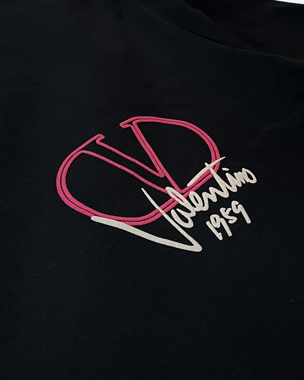 Valentino - Script Logo T-Shirt - Black