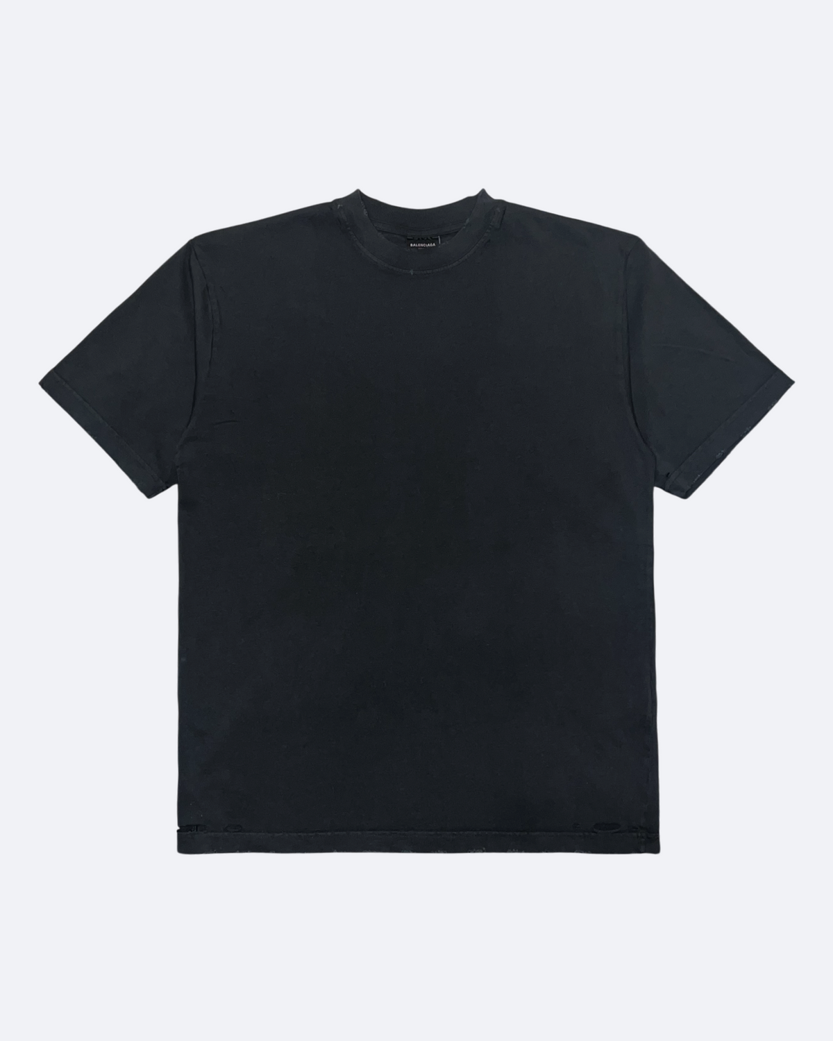 Balenciaga - Metal Back Logo T-Shirt - Washed Black