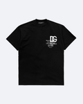 Dolce & Gabbana - Stamp Logo Embroidery T-Shirt - Black