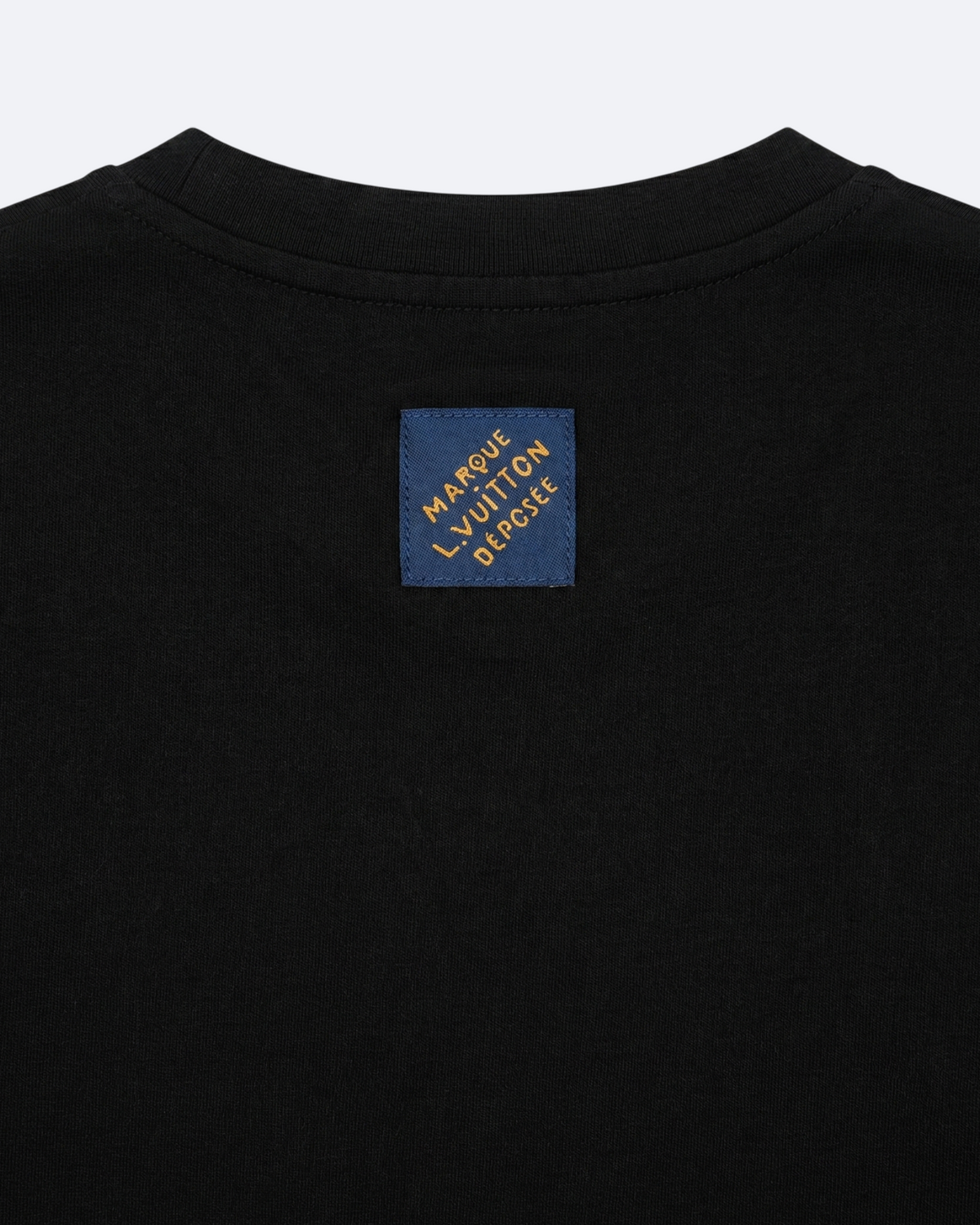 LVTN - Marque Logo Embroidery T-Shirt - Black