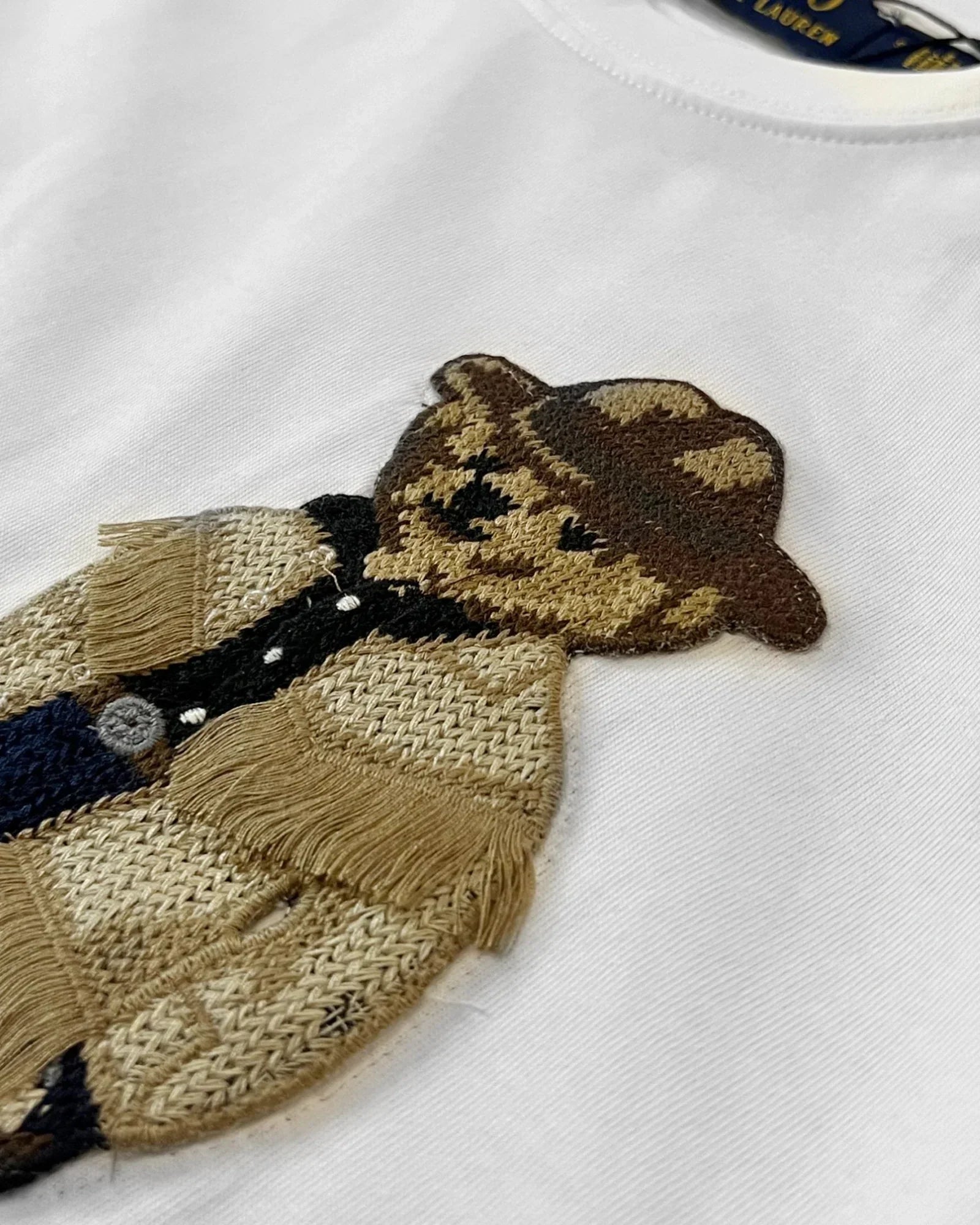 Ralph Lauren - Cowboy Polo Bear T-Shirt - White