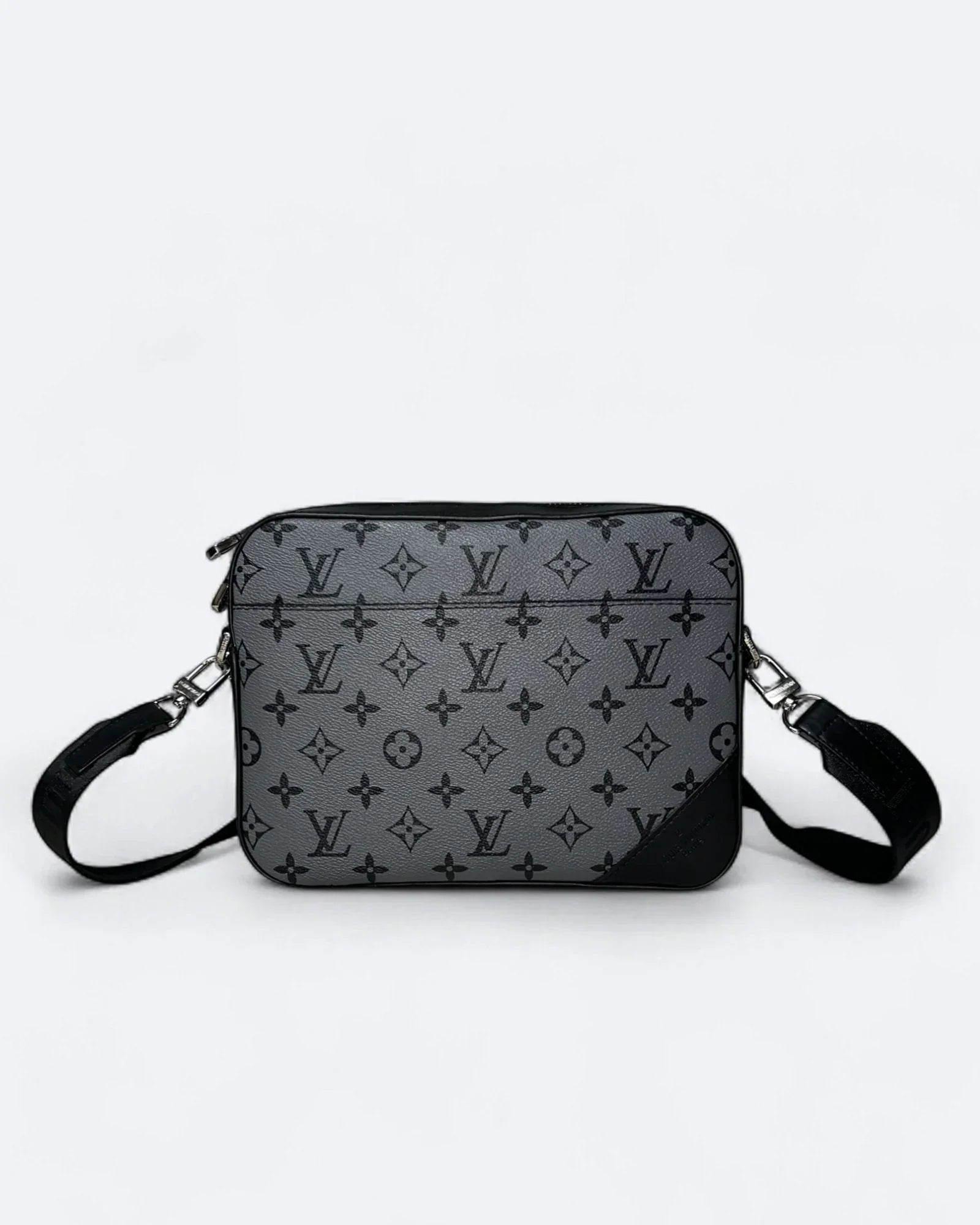LVTN - Pattern Duo Messenger Bag - Gray