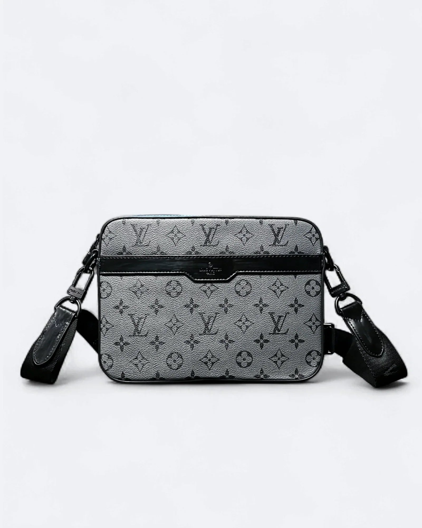 LVTN - Monogram Pattern Trio Set Bags - Gray/Blue