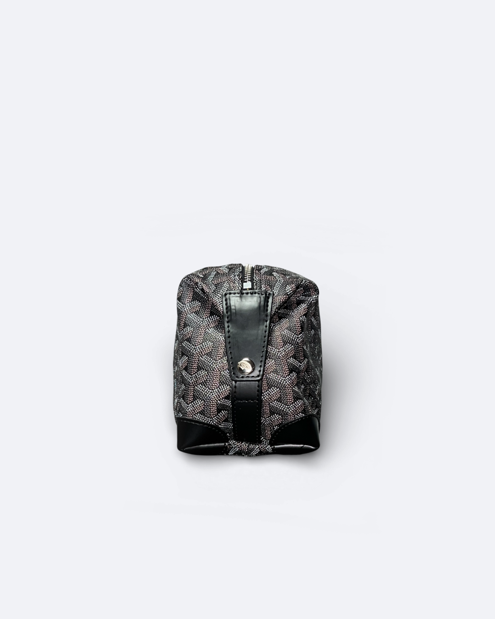 Goyard - Goyardine Pattern Hand Pouch Bag - Brown