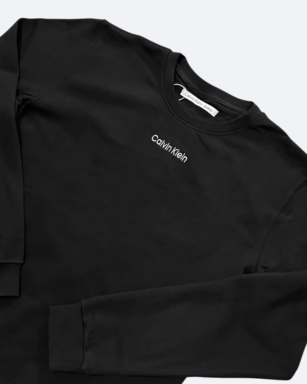 Calvin Klein - Logo Embroidery Sweatshirt - Black
