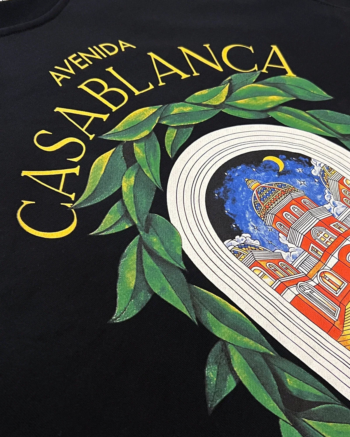 Casablanca - Avenida Sweatshirt - Black