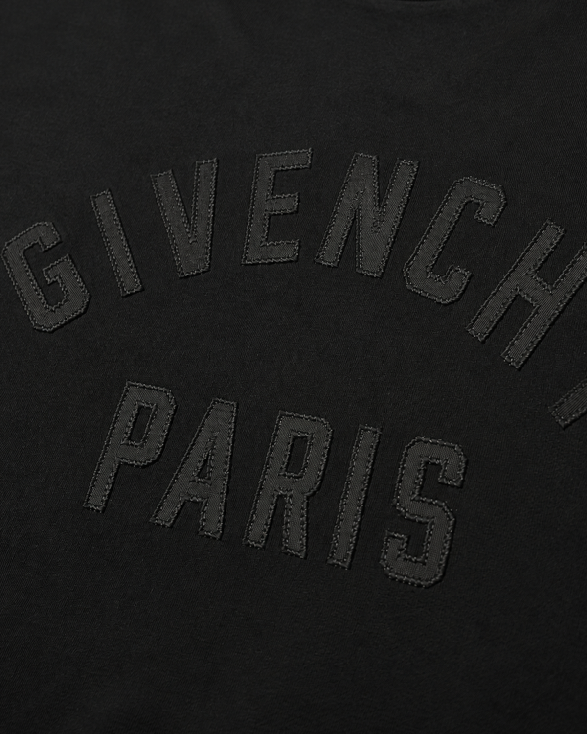 Givenchy - College Logotype Applique T-Shirt - Black
