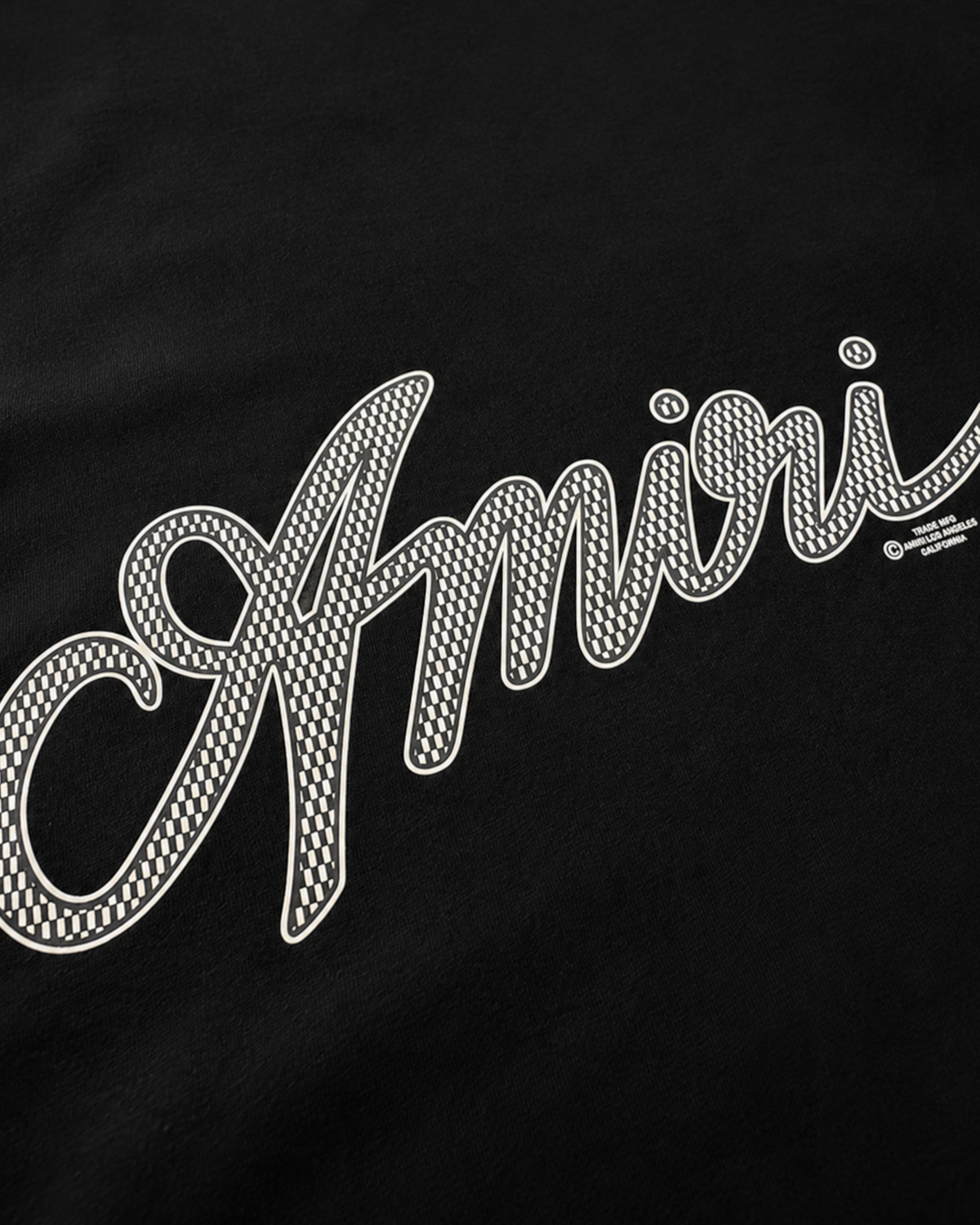 Amiri - Cursive Logo T-Shirt - Black