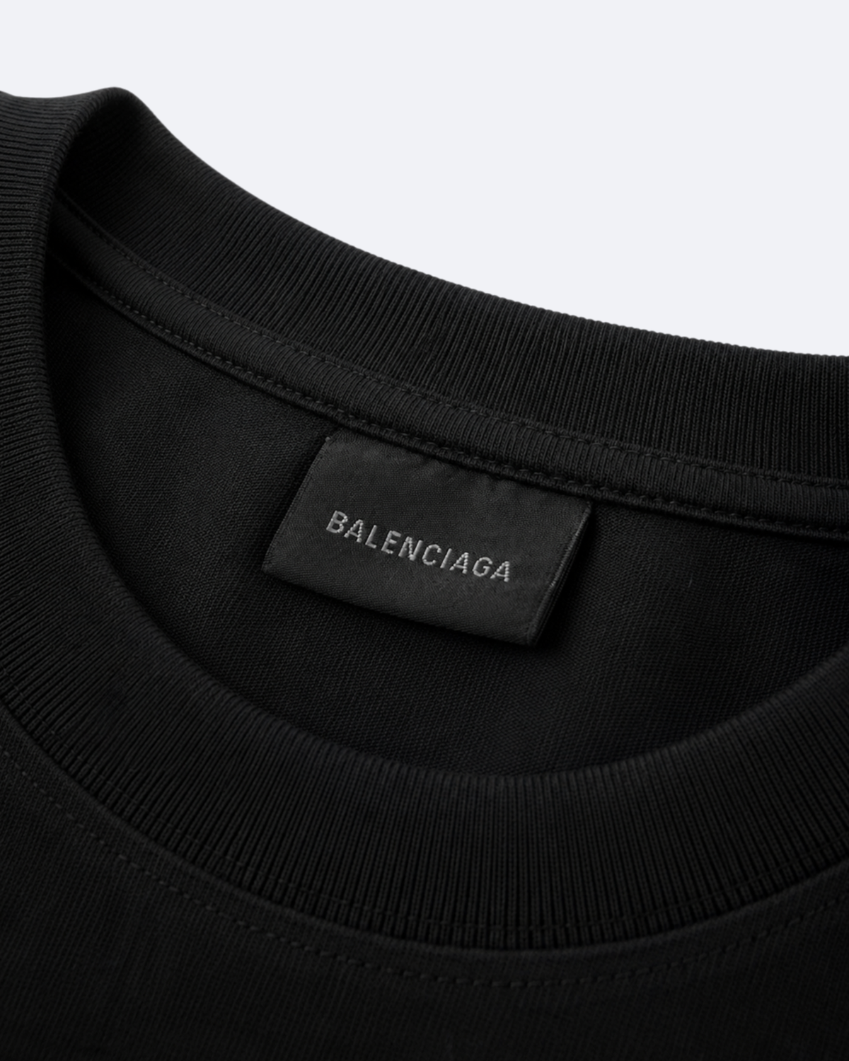 Balenciaga - Sticky Pink Logo Distressed T-Shirt - Black