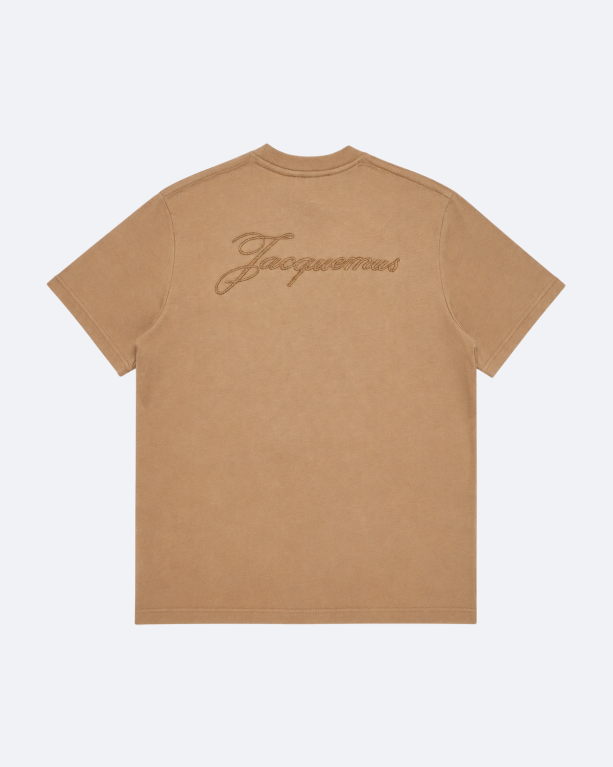 Jacquemus - Script Embroidery T-Shirt - Beige