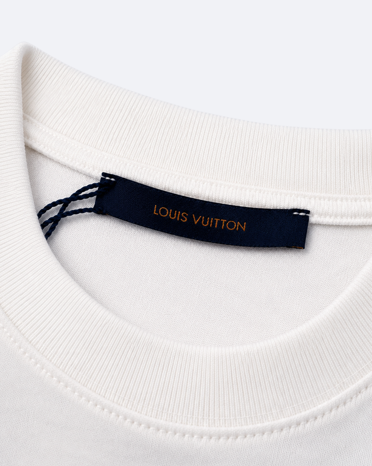 LVTN - Star Pattern Sleeve T-Shirt - White