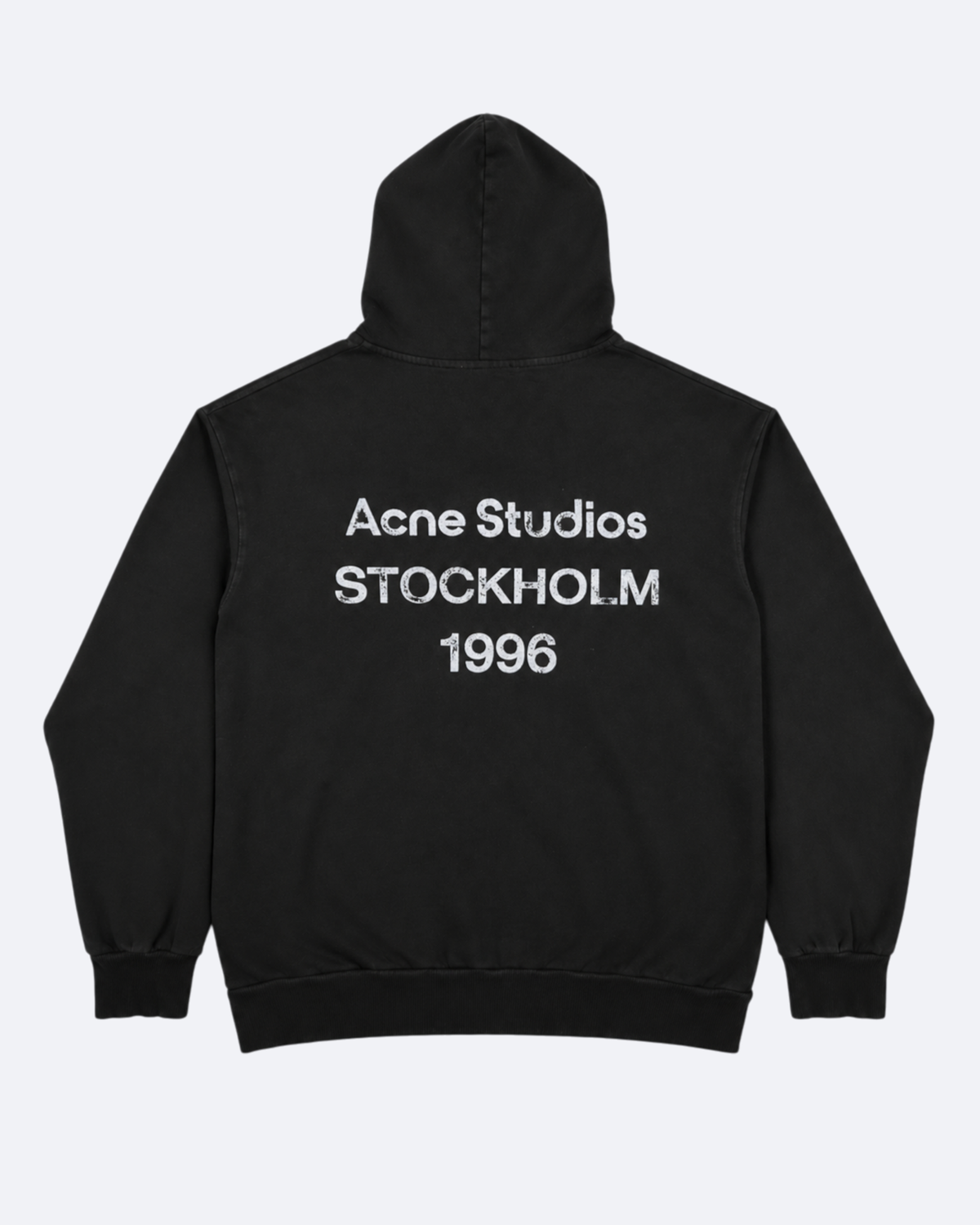 Acne Studios - Fleece Logo Hoodie - Black